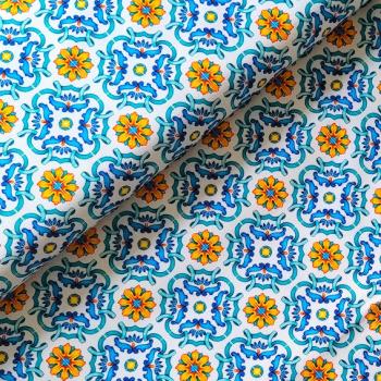 Preview: Canvas - Retro Tiles von Stenzo | Meterware